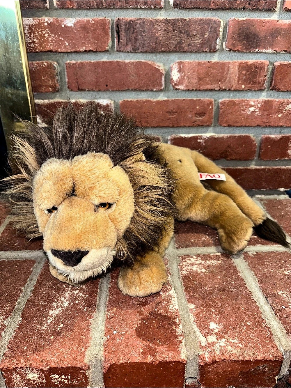 FAO Lion 24” plush Lion Toy Brown Tan
